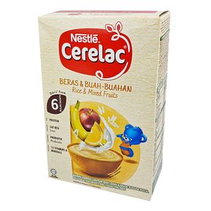 Nestlé Cerelac Beras & Buah-Buahan Rice & Mixed Fruits From 6 Month 250g